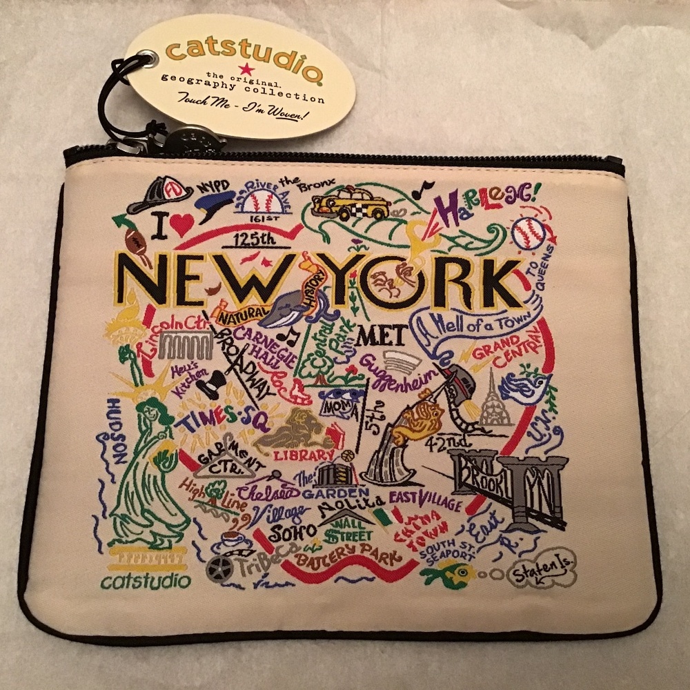 NWT Catstudio Pouch New York